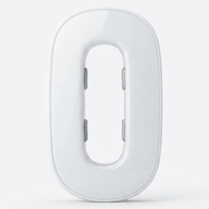 White ABS Plastic Drawer Lock for Kids Safety