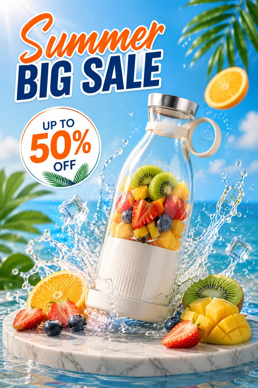 Portable Rechargeable Blender for Smoothies & Shakes