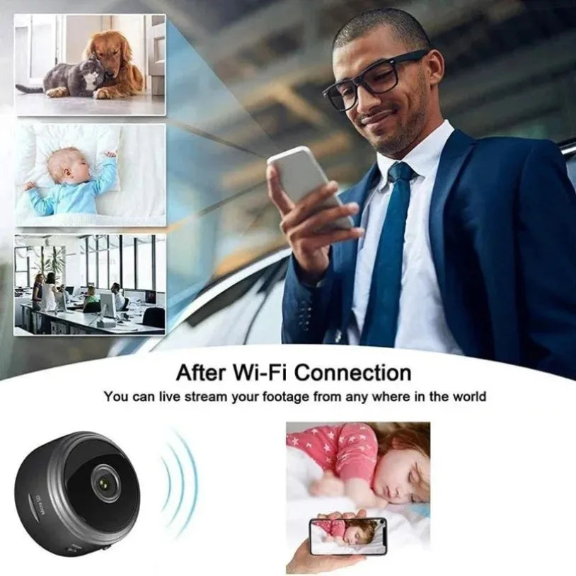 VisionGuard Mini WiFi Camera™