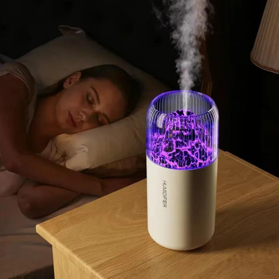 Rechargeable LED Humidifier White Night Use