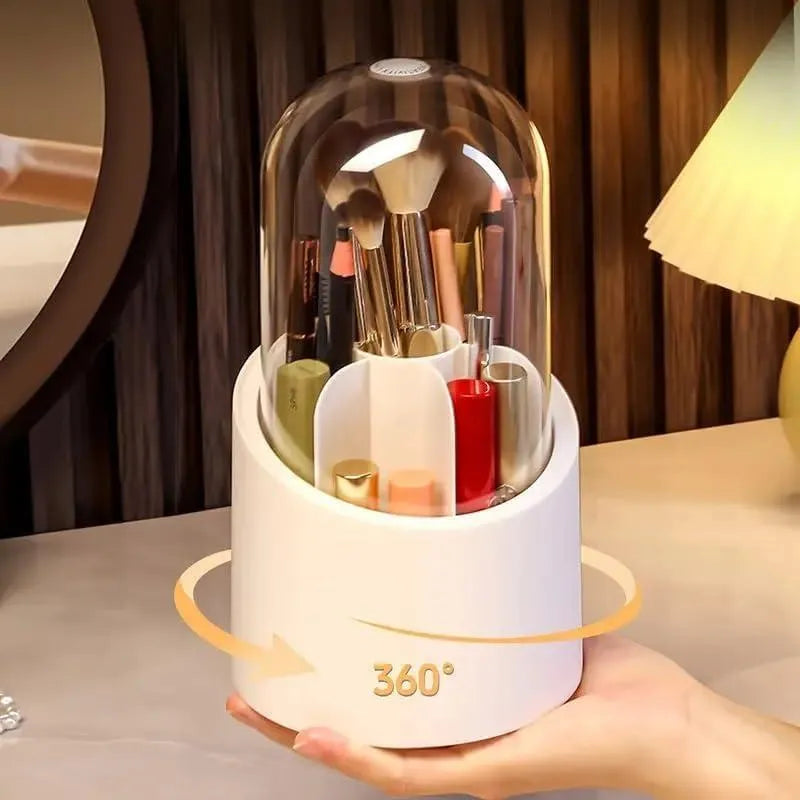 360 Degree Makeup Brush Organizer