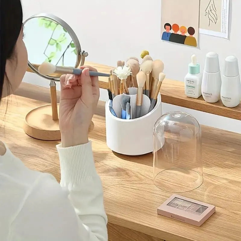 360 Degree Makeup Brush Organizer
