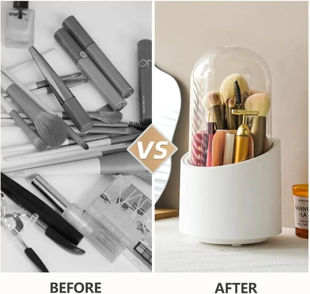 360 Degree Makeup Brush Organizer